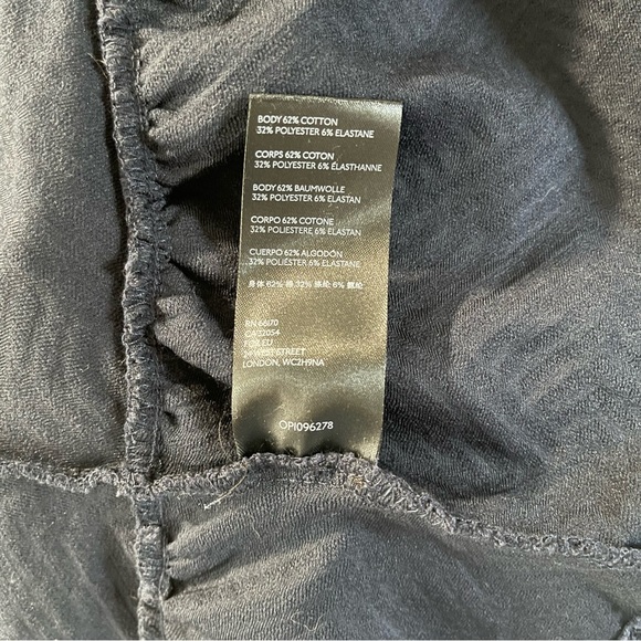 NWT Maeve By Anthropologie Navy Mikayla Textured Peplum Top Blouse Womens Sz 1X - Picture 2 of 8